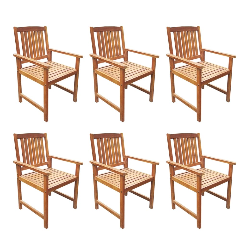 vidaXL Jeu de salle à manger d'extérieur 7 pcs Bois d'acacia solide