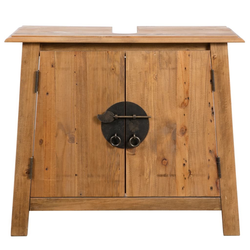 vidaXL Mobilier de salle de bain Bois de pin massif