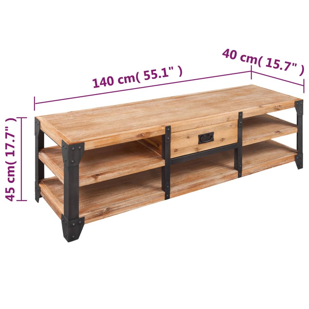 vidaXL Mobilier de salon 3 pièces Bois d'acacia massif