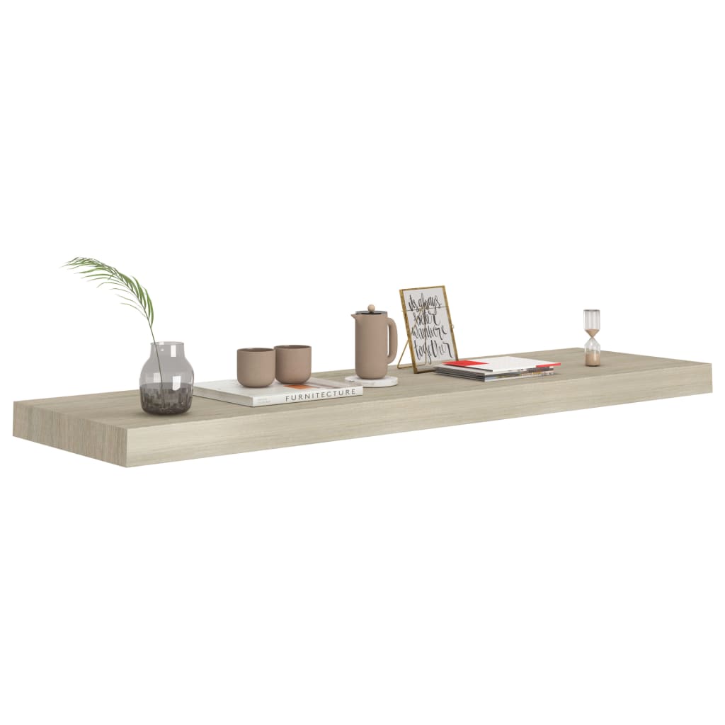 vidaXL Étagère murale flottante chêne 90x23,5x3,8 cm MDF