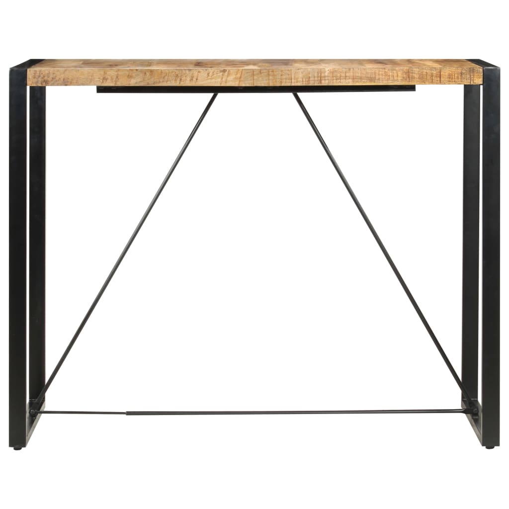 vidaXL Table de bar 140x70x110 cm Bois de manguier massif