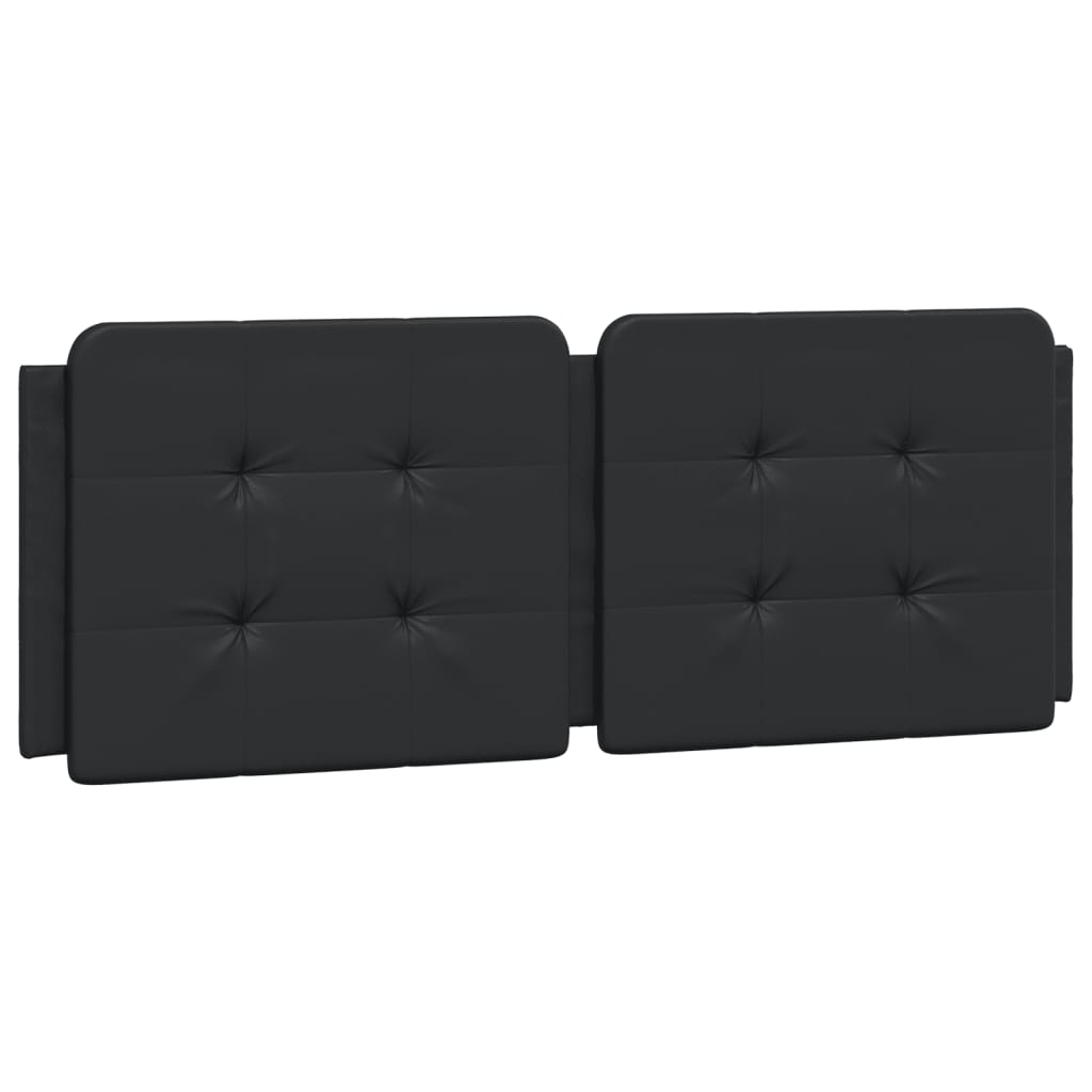 vidaXL Cadre de lit sans matelas noir 137x190 cm similicuir