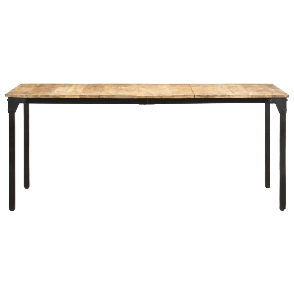 vidaXL Table à manger 180x90x76 cm Bois de manguier brut