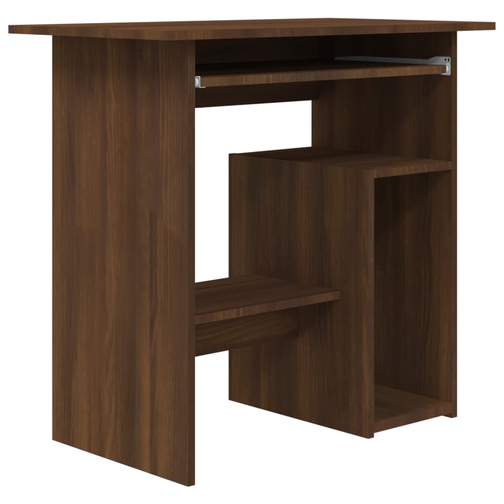 vidaXL Bureau Chêne marron 80x45x74 cm Bois d'ingénierie