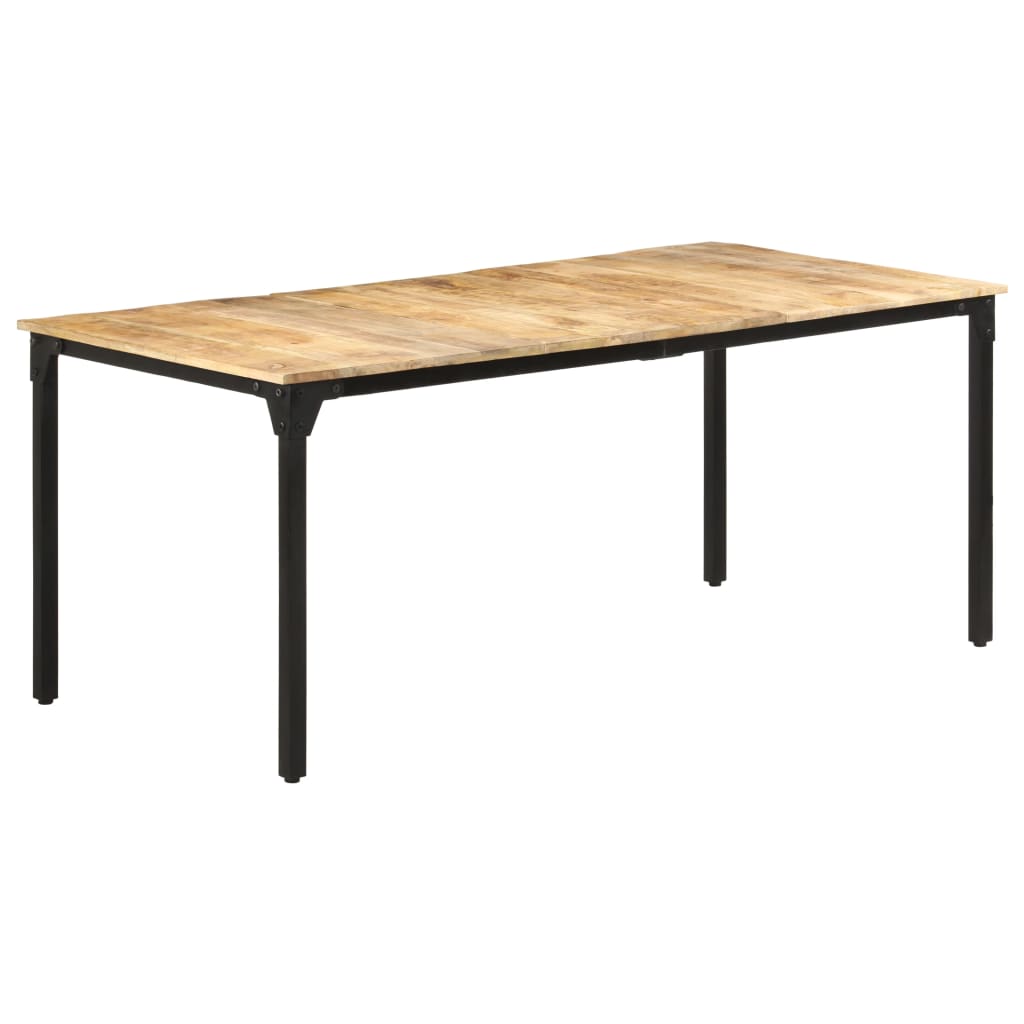 vidaXL Table à manger 180x90x76 cm Bois de manguier brut