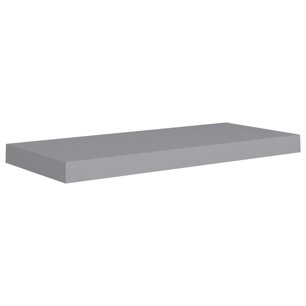 vidaXL Étagères murales flottantes 4 pcs Gris 60x23,5x3,8 cm MDF