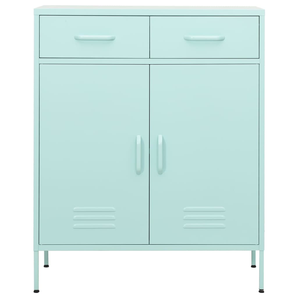 vidaXL Armoire de rangement Vert menthe 80x35x101,5 cm Acier