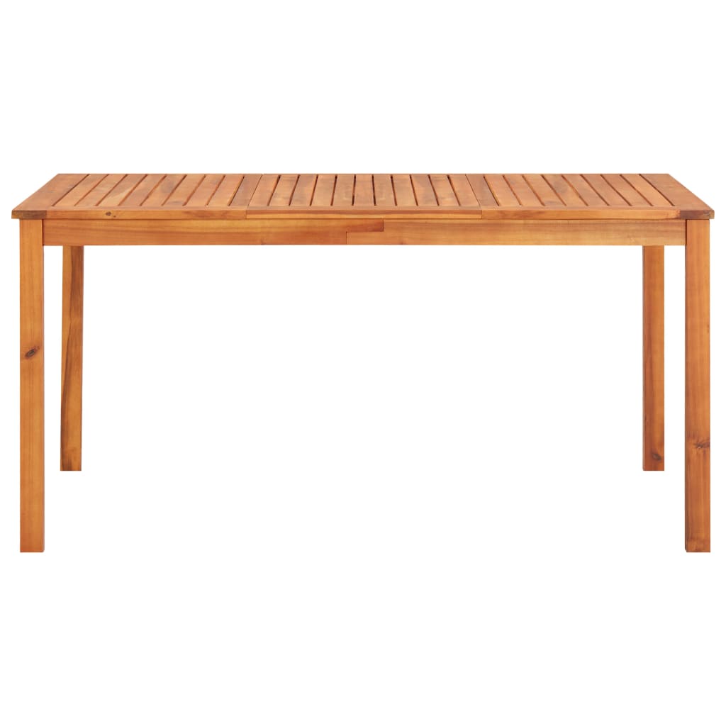 vidaXL Table de jardin 150x90x74 cm Bois d'acacia massif