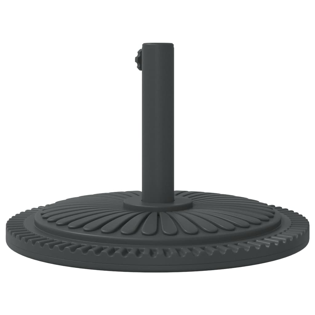 vidaXL Base de parasol pour mâts Ø38 / 48 mm 12 kg rond