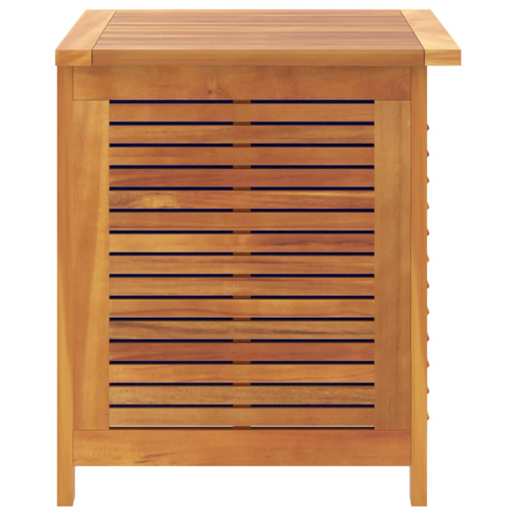 vidaXL Boîte de rangement de jardin persiennes 60x50x56cm bois acacia