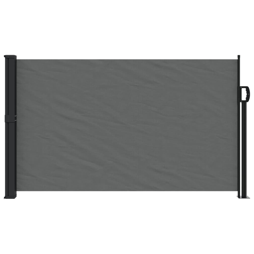 vidaXL Auvent latéral rétractable anthracite 120x500 cm