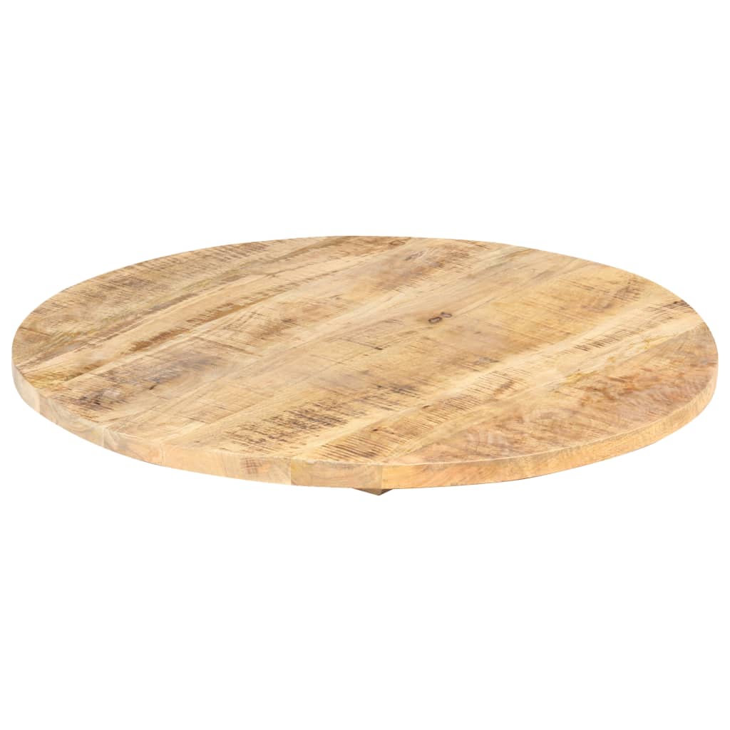 vidaXL Dessus de table Ø60x(2,5-2,7) cm bois de manguier massif