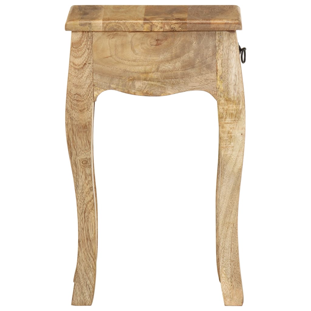 vidaXL Table de chevet 28x28x46 cm Bois de manguier massif