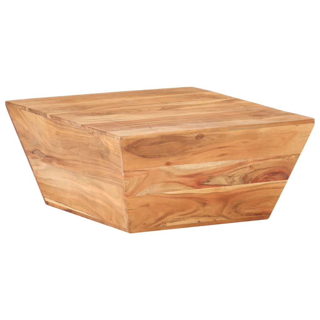 vidaXL Table basse en forme de V 66x66x30 cm Bois d'acacia massif