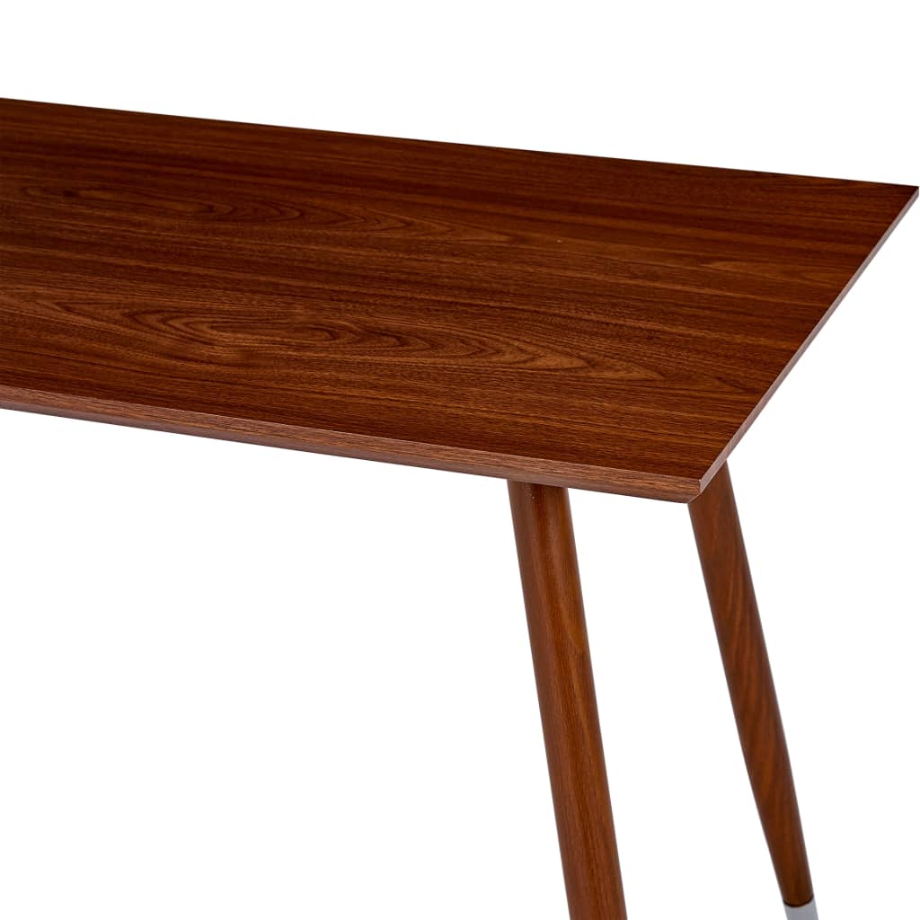 vidaXL Table de salle à manger Marron 120x60x74 cm MDF