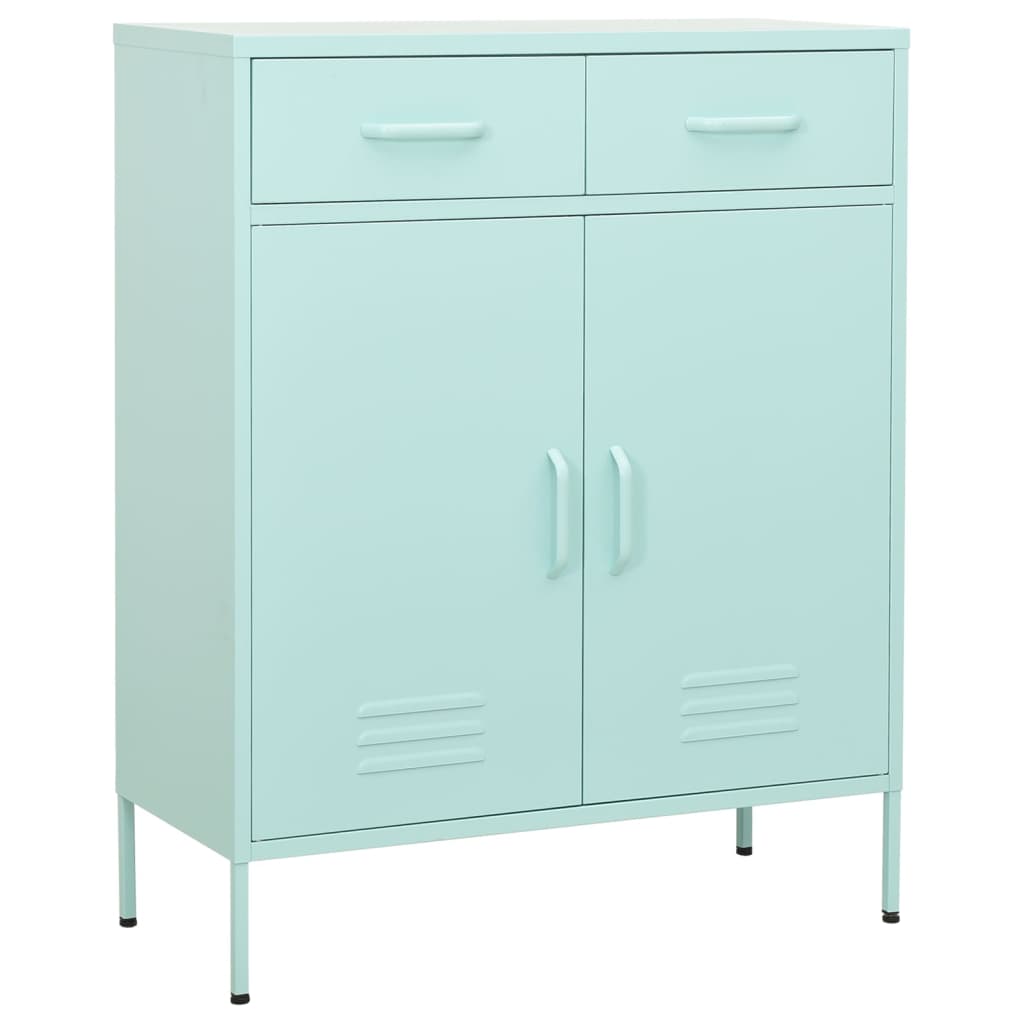 vidaXL Armoire de rangement Vert menthe 80x35x101,5 cm Acier