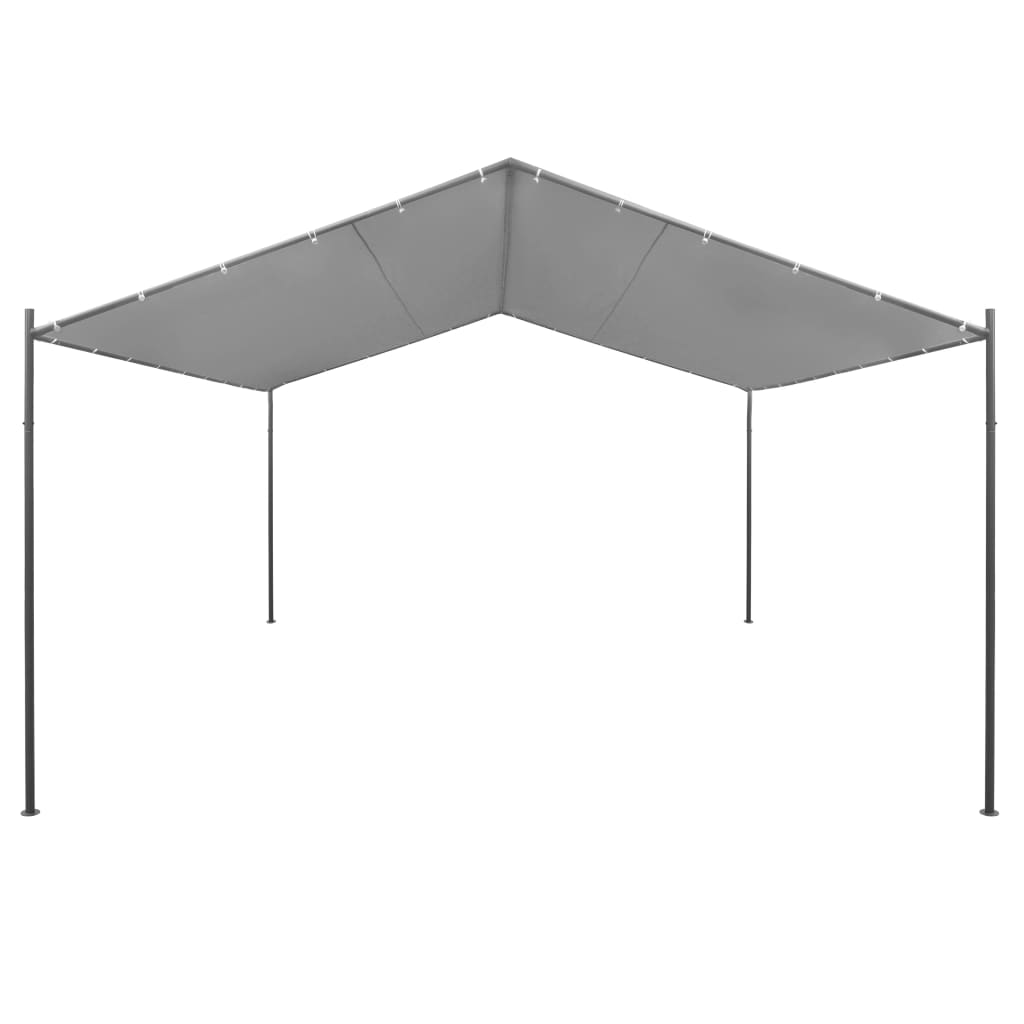 vidaXL Belvédère de jardin Acier 400 x 400 x 260 cm Anthracite