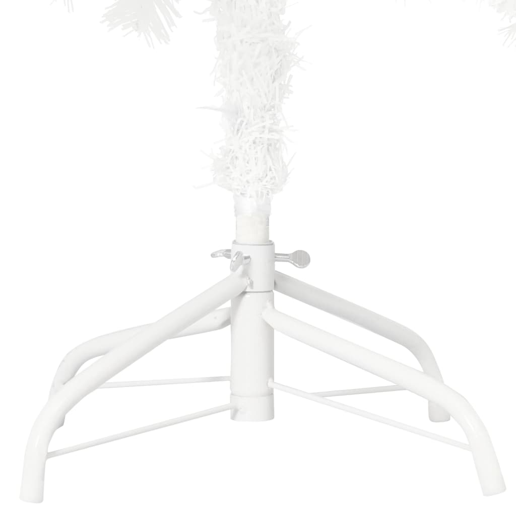 vidaXL Arbre de Noël artificiel aiguilles réalistes blanc 120 cm