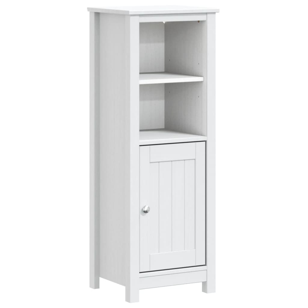 vidaXL Armoire de salle de bain BERG blanc 40x34x110 cm pin massif