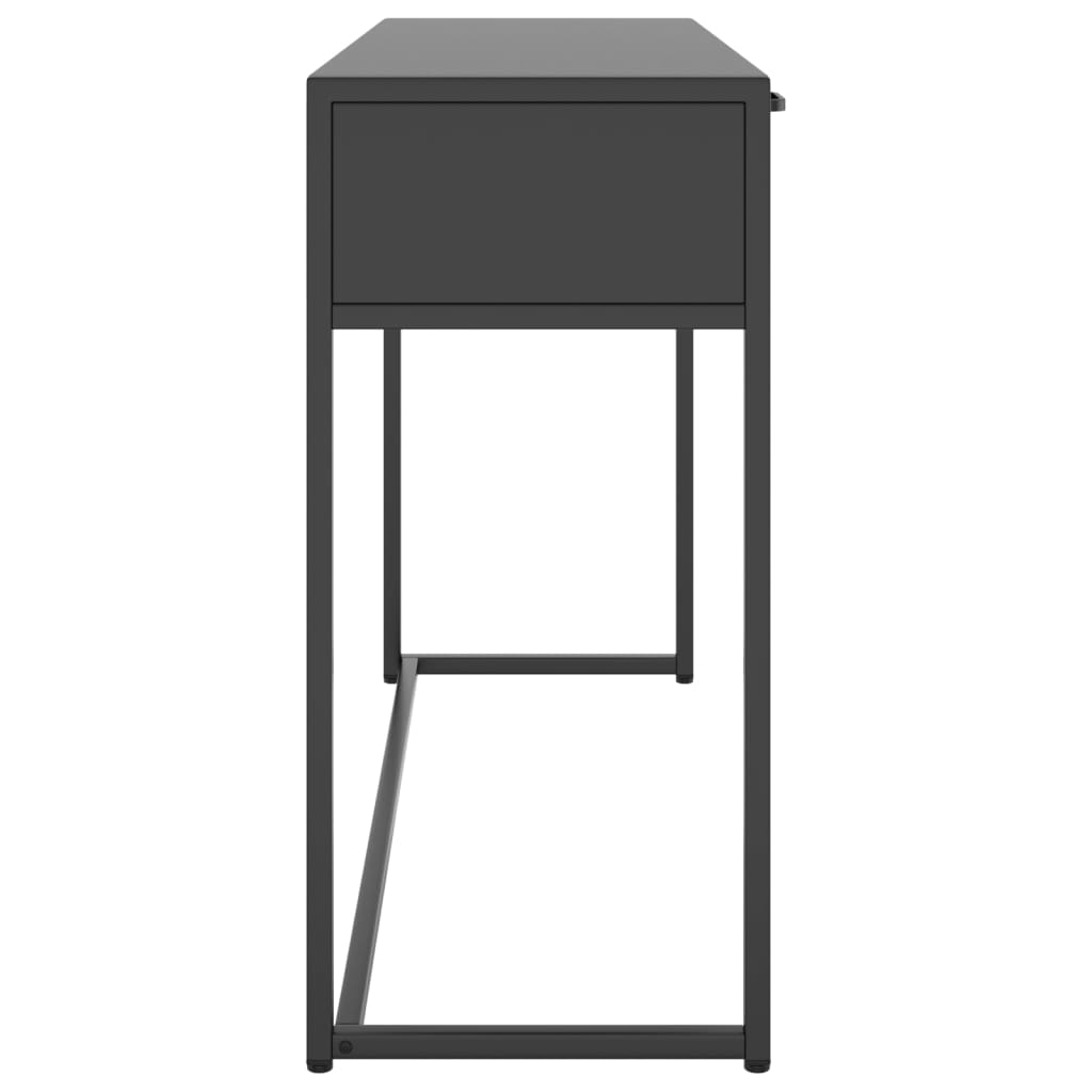 vidaXL Table console Anthracite 106x35x75 cm Acier