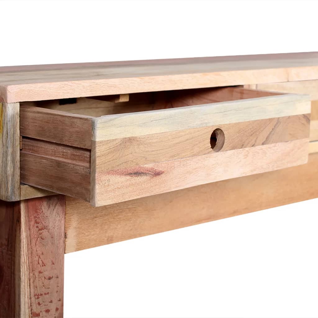 vidaXL Table console Bois de récupération massif