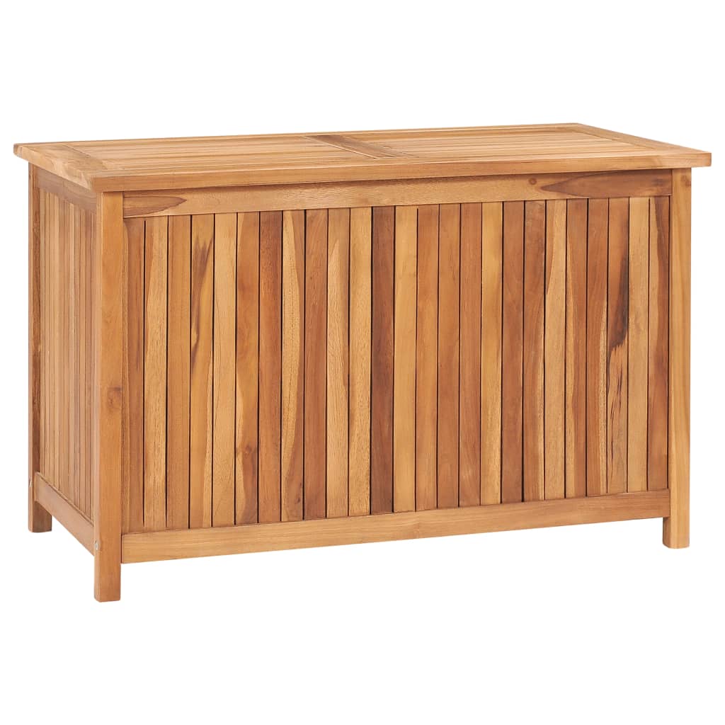 vidaXL Boîte de rangement de jardin 90x50x58 cm Bois de teck solide