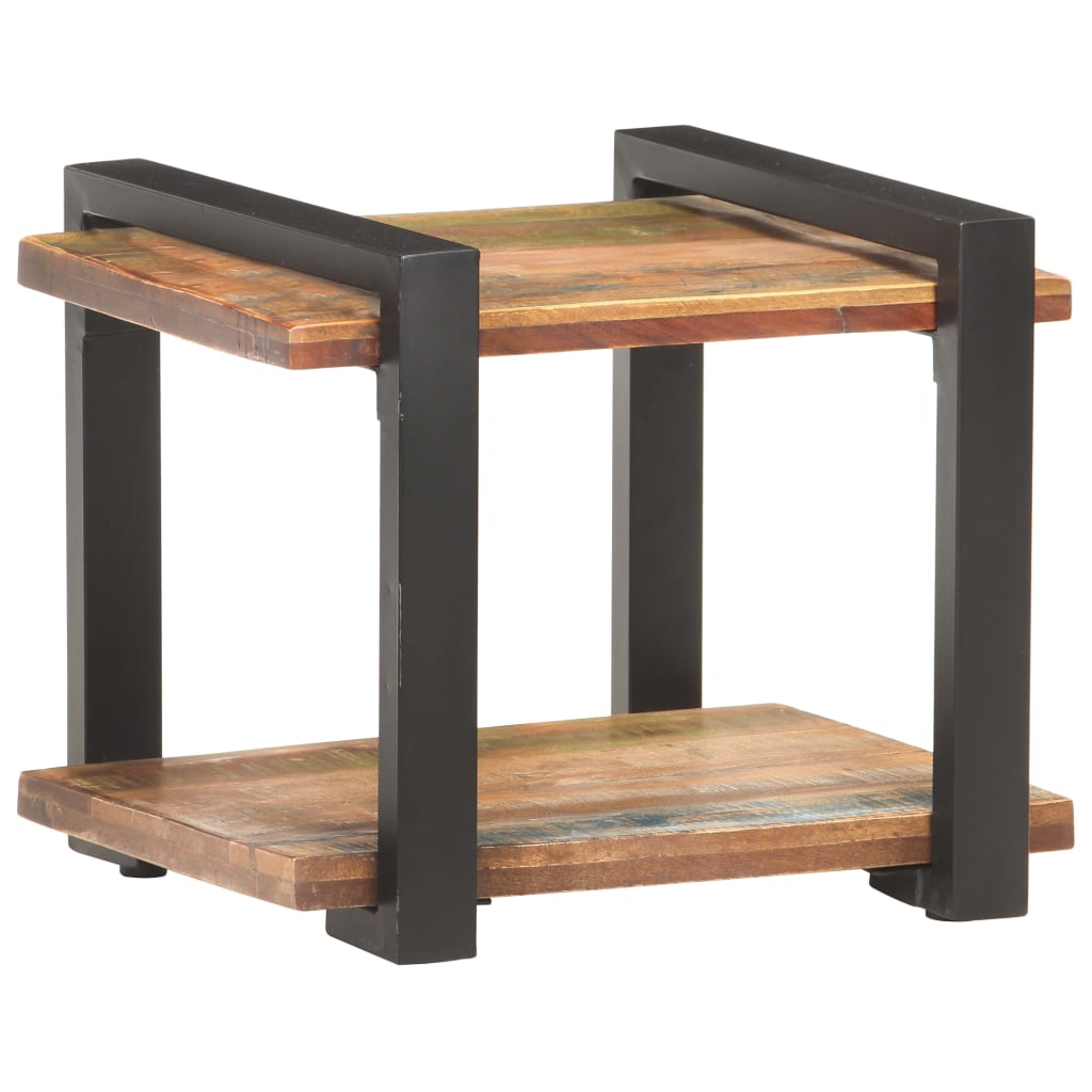 vidaXL Table de chevet 50x40x40 cm Bois de récupération massif