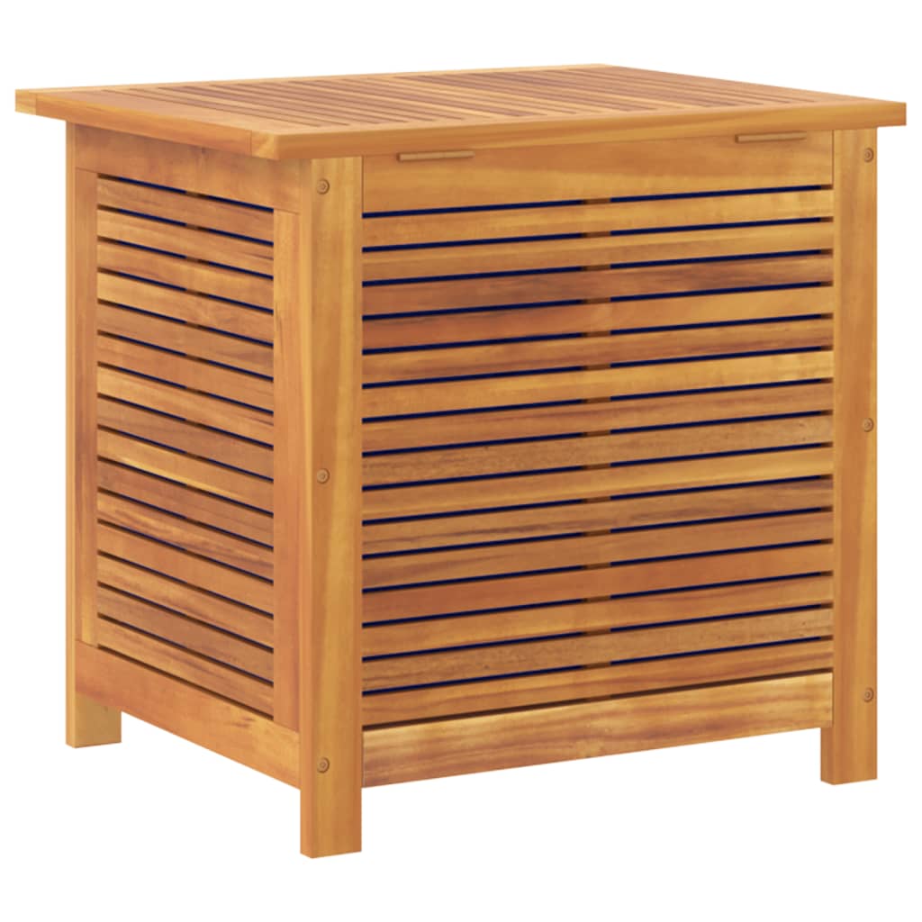 vidaXL Boîte de rangement de jardin persiennes 60x50x56cm bois acacia