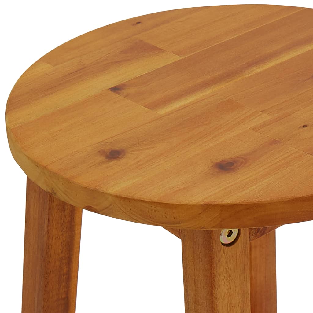 vidaXL Tabourets de bar lot de 8 bois massif d'acacia