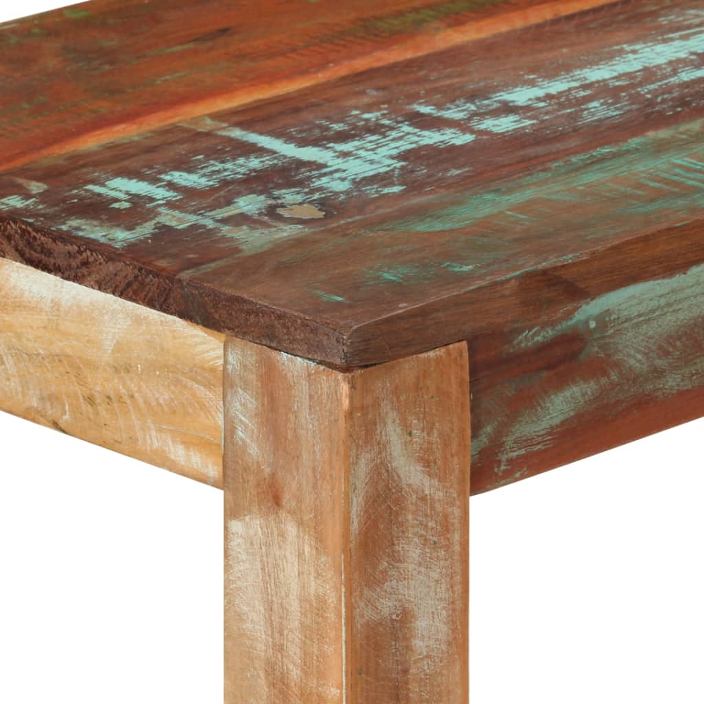 vidaXL Table console 110x35x76 cm Bois de récupération massif