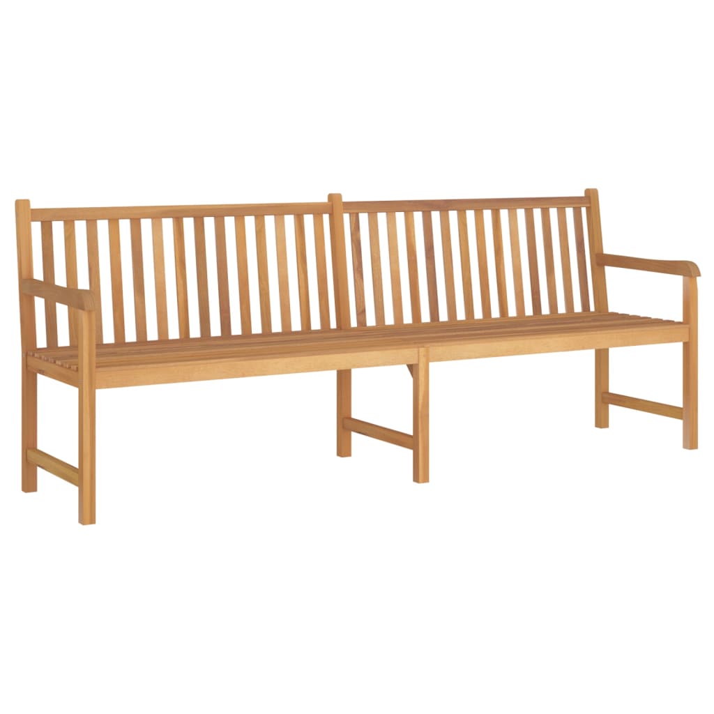 vidaXL Banc de jardin 228 cm bois de teck solide