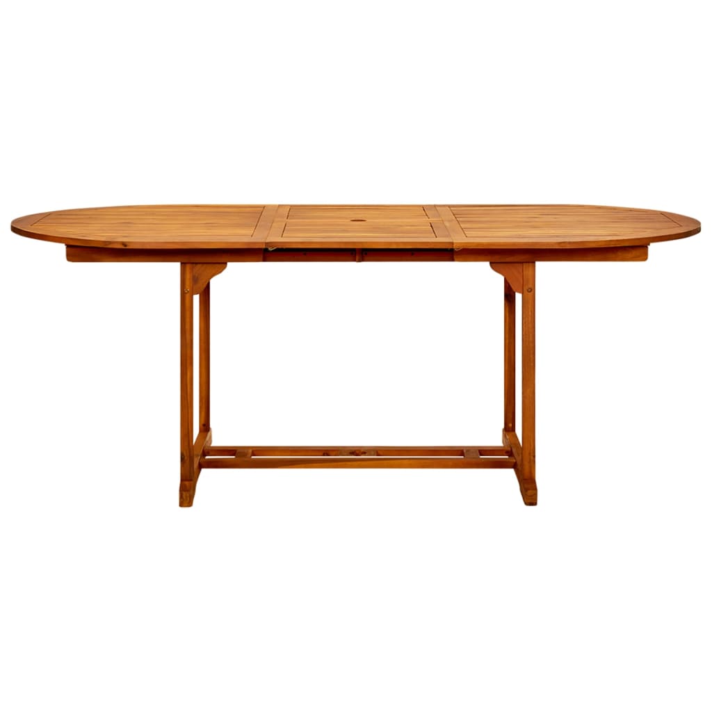 vidaXL Table de jardin 200x100x75 cm Bois d'acacia massif