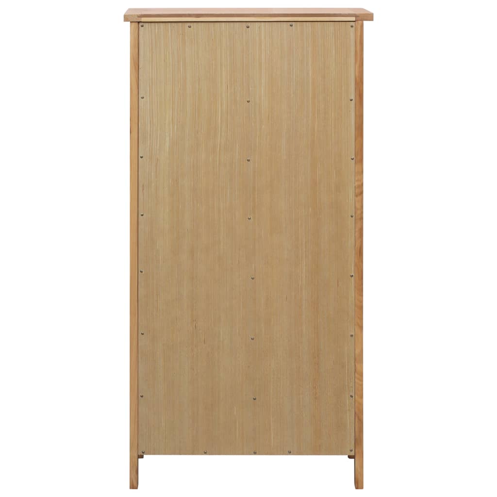 vidaXL Armoire à chaussures 76x37x105 cm Bois de chêne solide