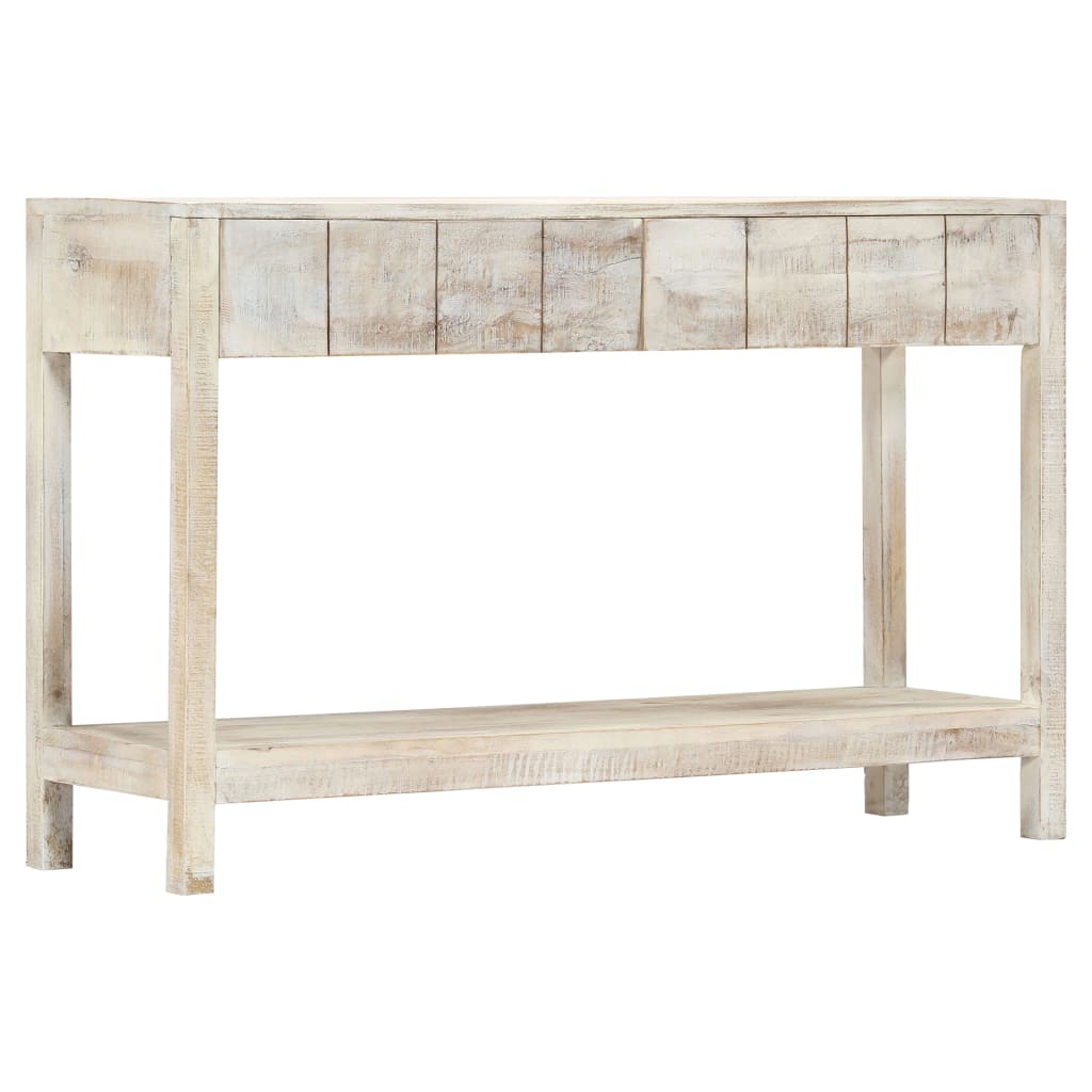 vidaXL Table console 120 x 35 x 75 cm Bois de manguier massif