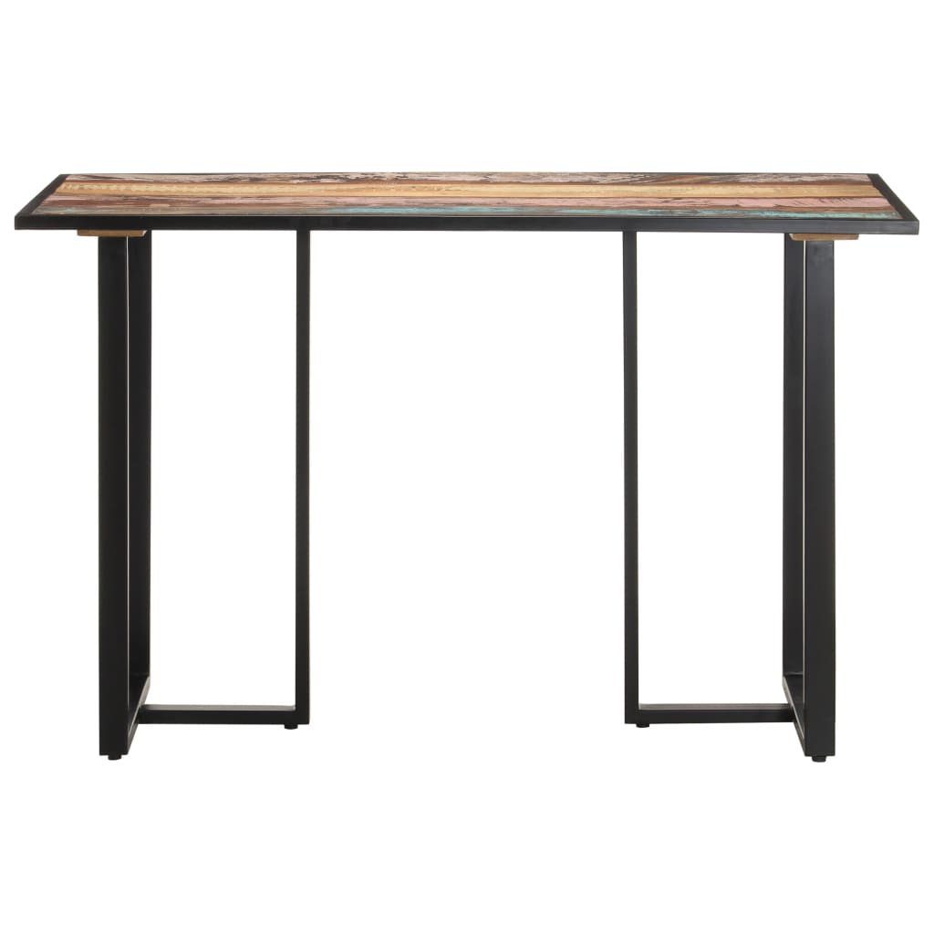 vidaXL Table à manger 120 cm Bois de récupération massif