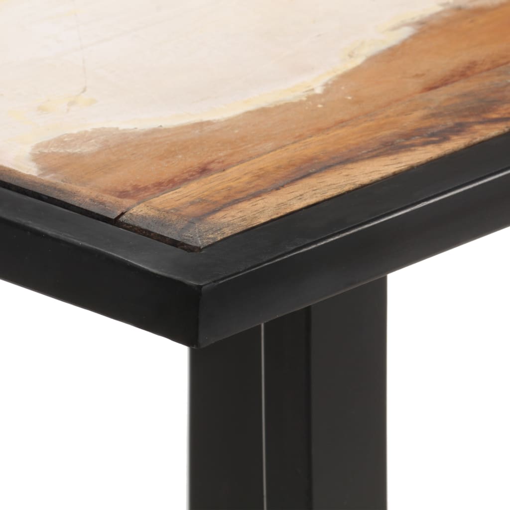 vidaXL Table à manger 120 cm Bois de récupération massif