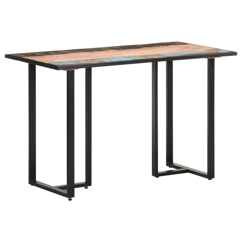 vidaXL Table à manger 120 cm Bois de récupération massif