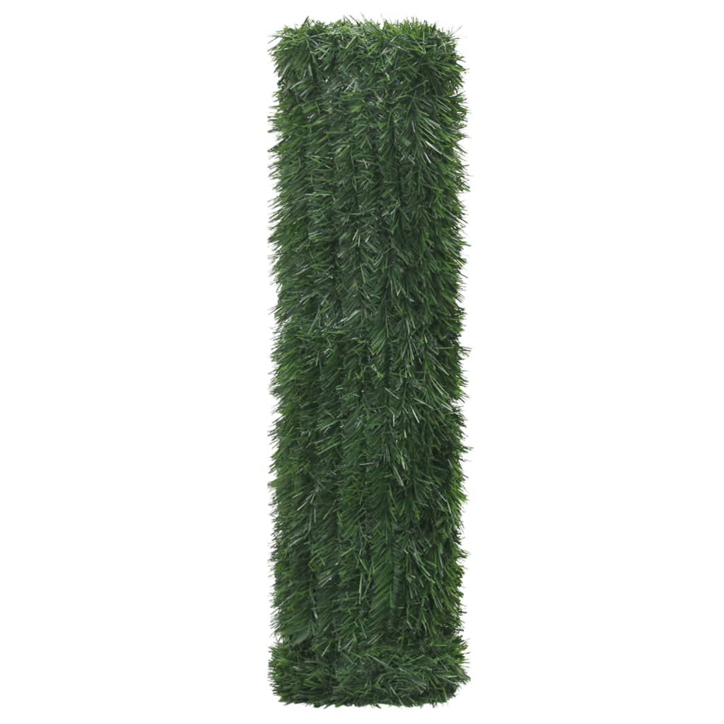 vidaXL Clôture en gazon artificiel vert 1x10 m