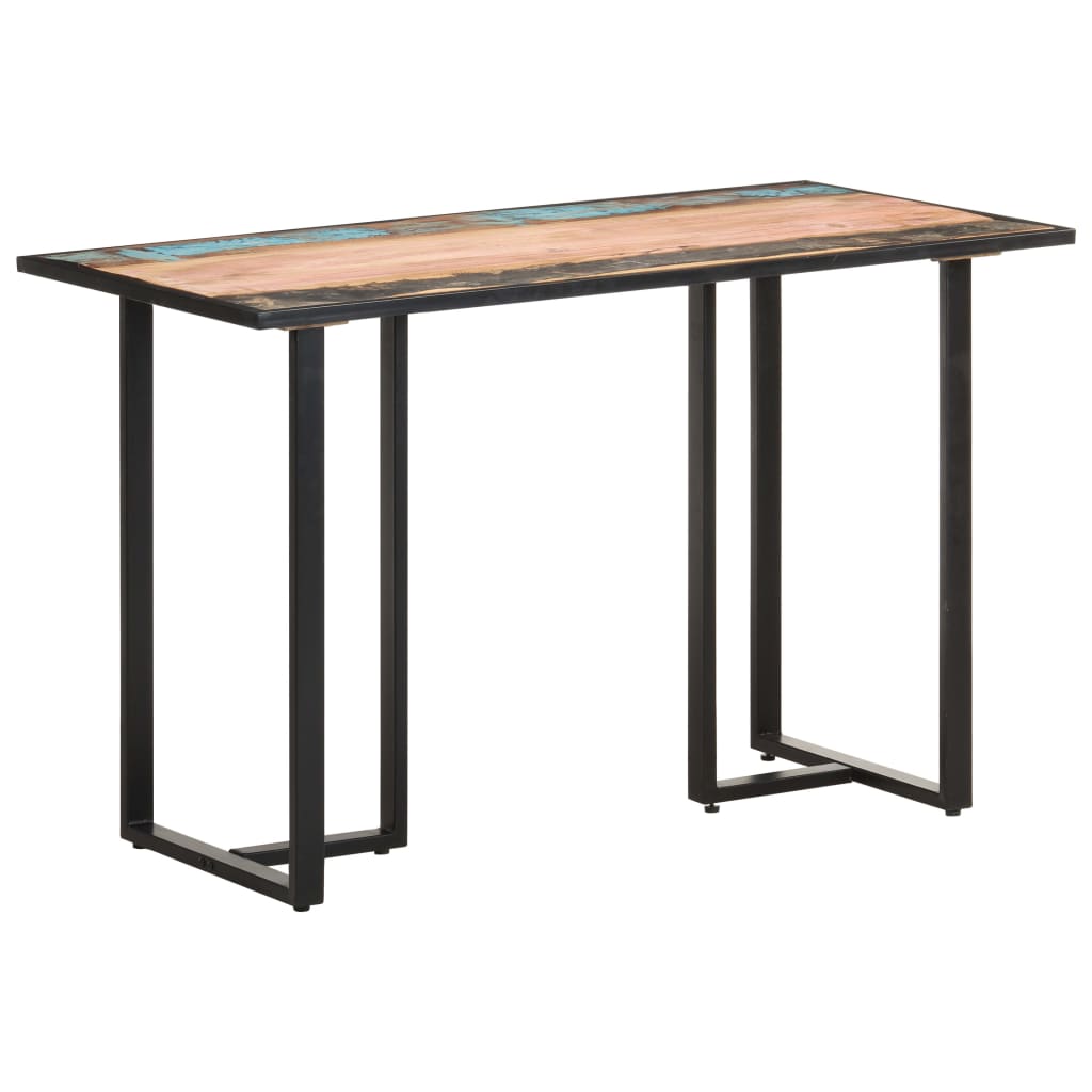 vidaXL Table à manger 120 cm Bois de récupération massif