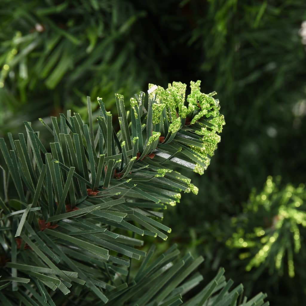 vidaXL Sapin de Noël artificiel avec pommes de pin Vert 180 cm