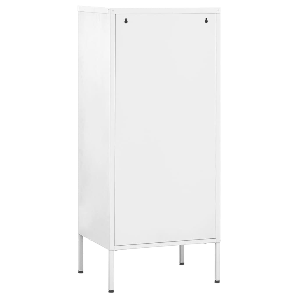 vidaXL Armoire de rangement Blanc 42,5x35x101,5 cm Acier