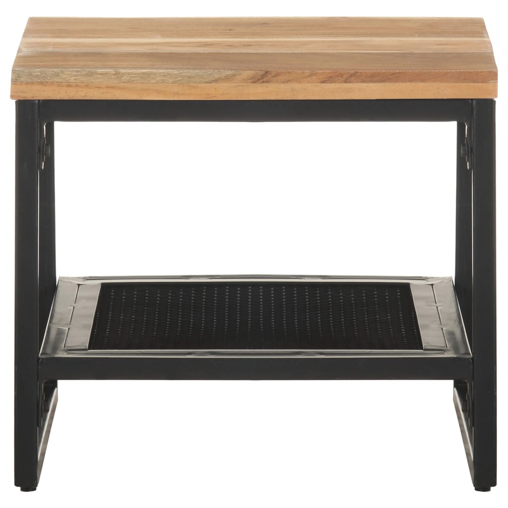 vidaXL Table d'appoint 40x40x35 cm Bois d'acacia massif