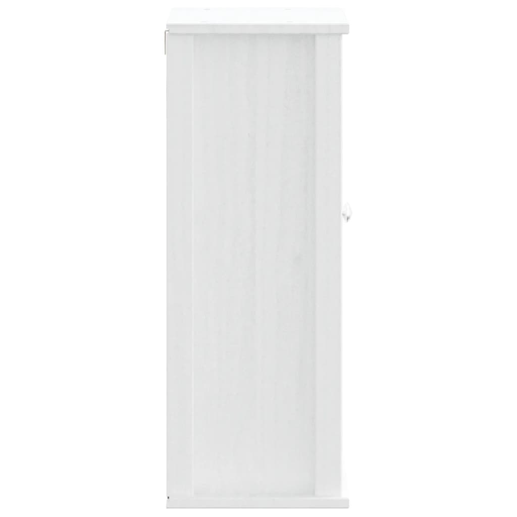 vidaXL Armoire murale de salle de bain BERG blanc bois de pin massif