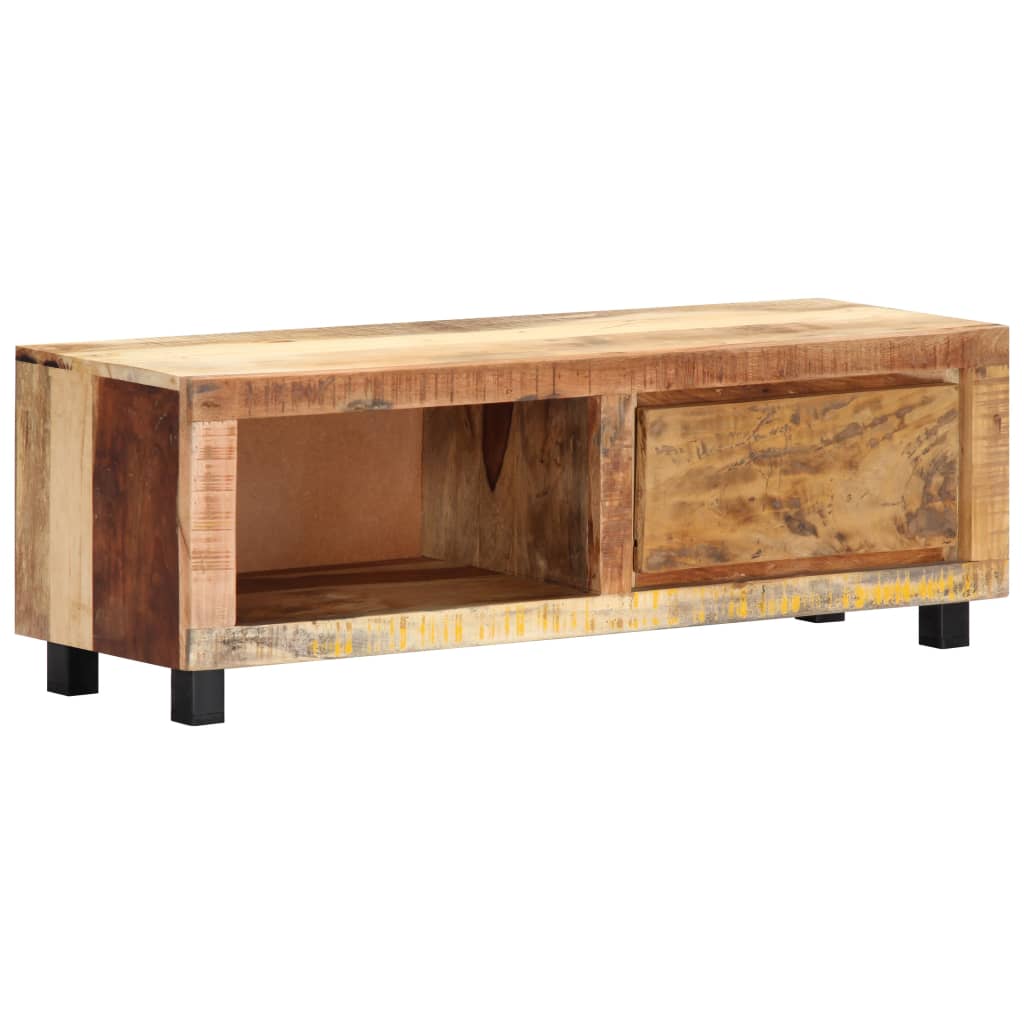 vidaXL Meuble TV 100x30x33 cm Bois de récupération massif