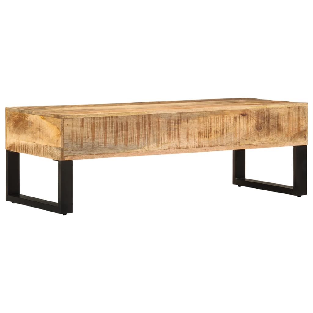 vidaXL Table basse 110x50x38 cm bois de manguier massif