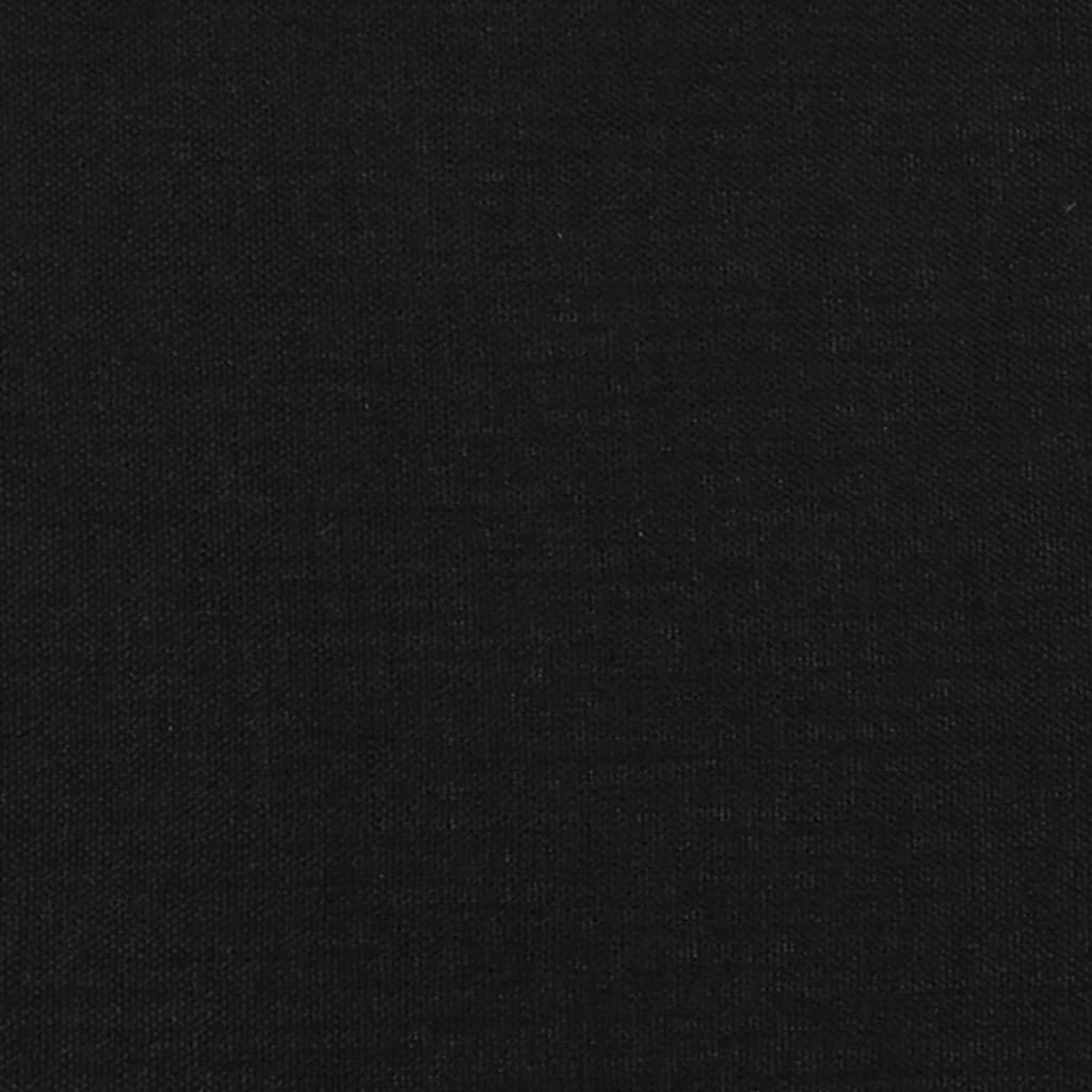 vidaXL Sommier à lattes de lit matelas noir 152x203 cm similicuir