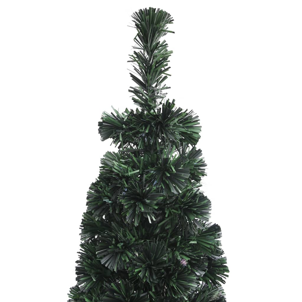 vidaXL Arbre de Noël artificiel mince avec support 150cm fibre optique