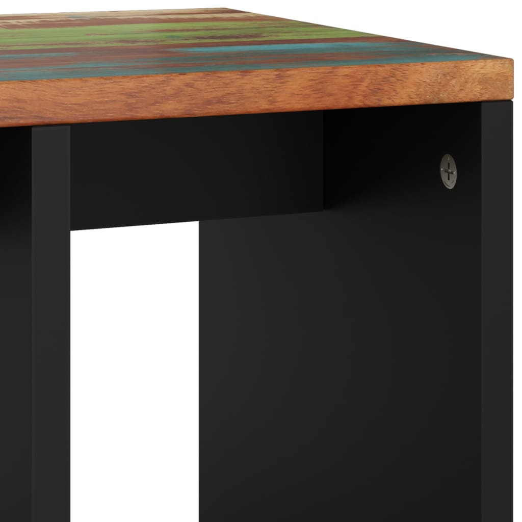 vidaXL Table d'appoint 40x31x46cm Bois de récupération et d'ingénierie