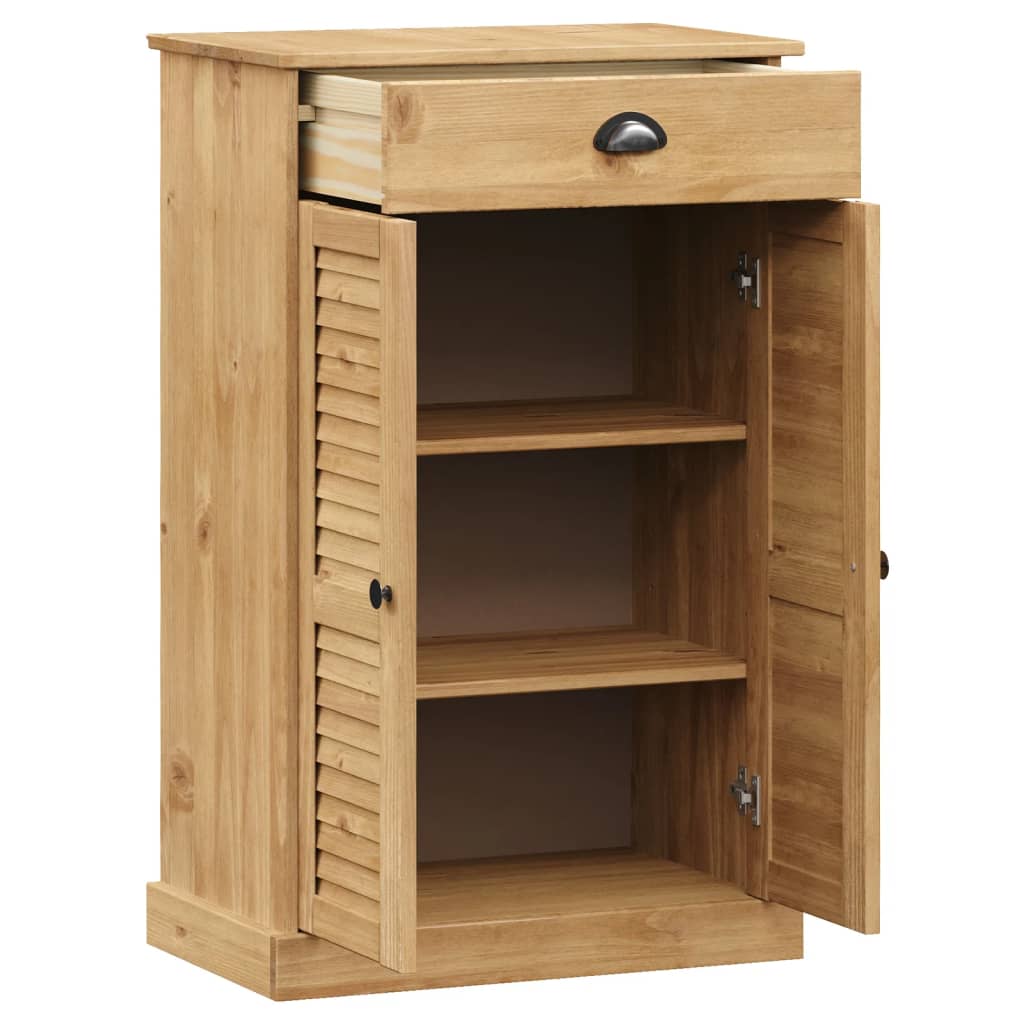 vidaXL Armoire à chaussures VIGO 60x35x96 cm bois massif de pin