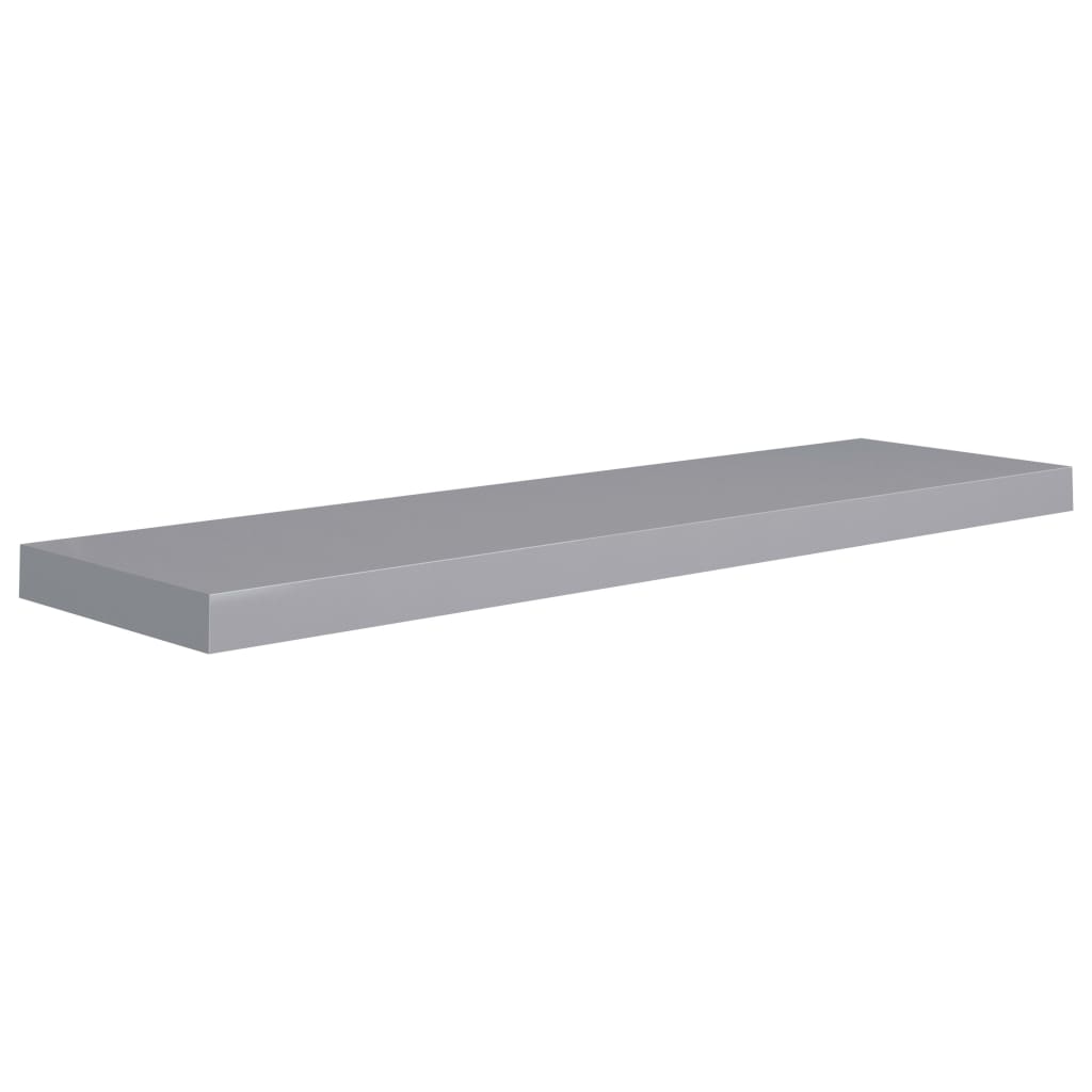 vidaXL Étagère murale flottante gris 90x23,5x3,8 cm MDF